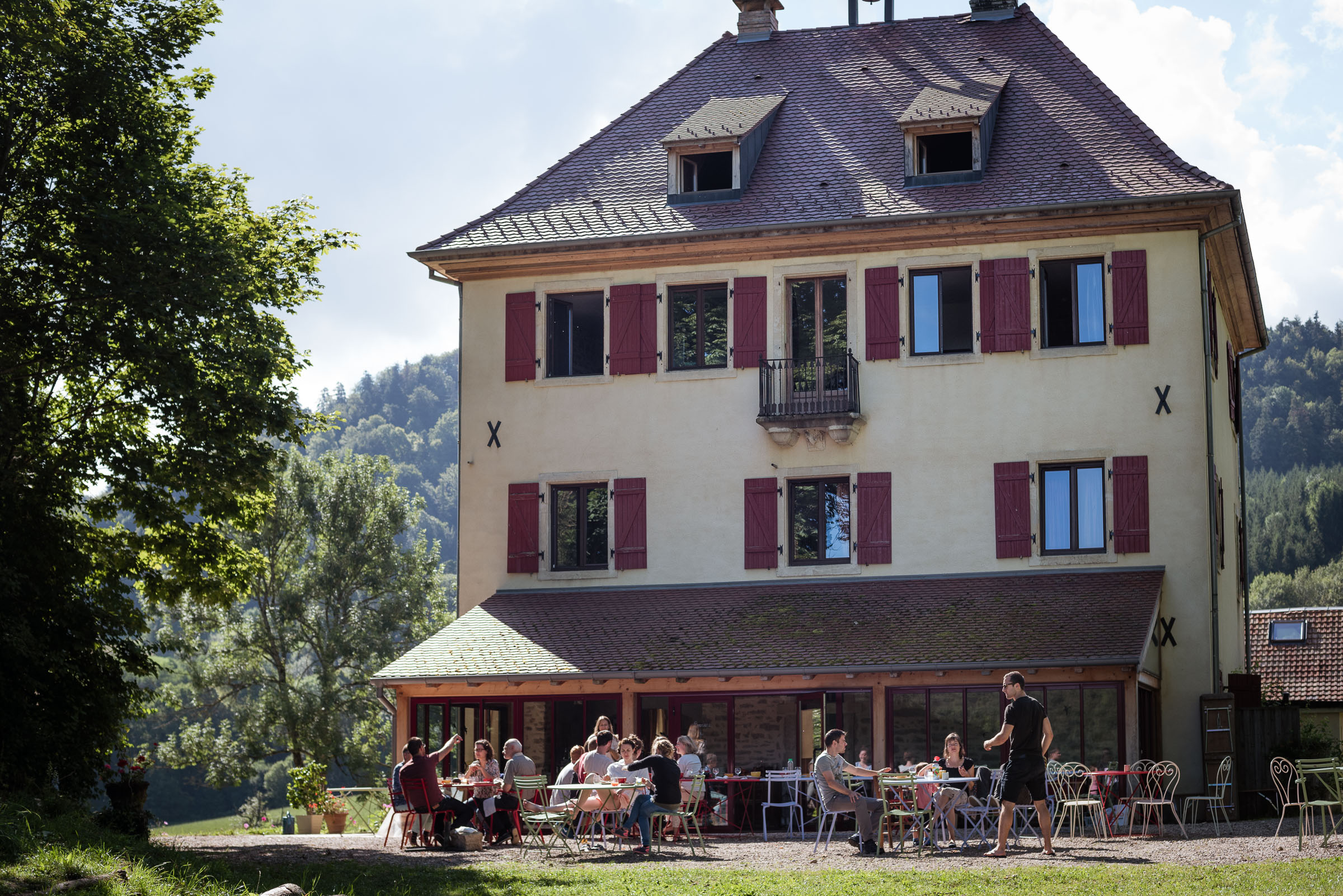 Seminar in Alsace terrace